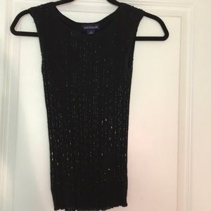 Ann Taylor black beaded top